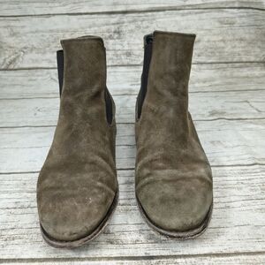 Thursday Brown Suede Slip On Chelsea Boots Men Size 8